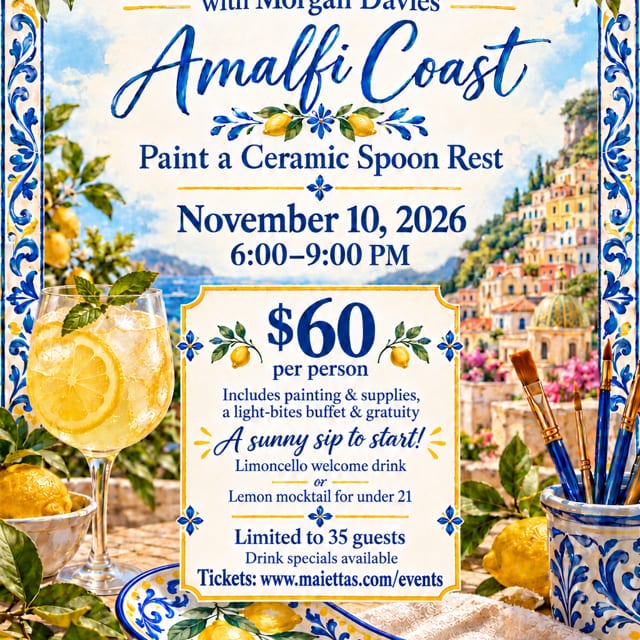 Maietta's Supper Club presents La Dolce Vita Paint & Sip!