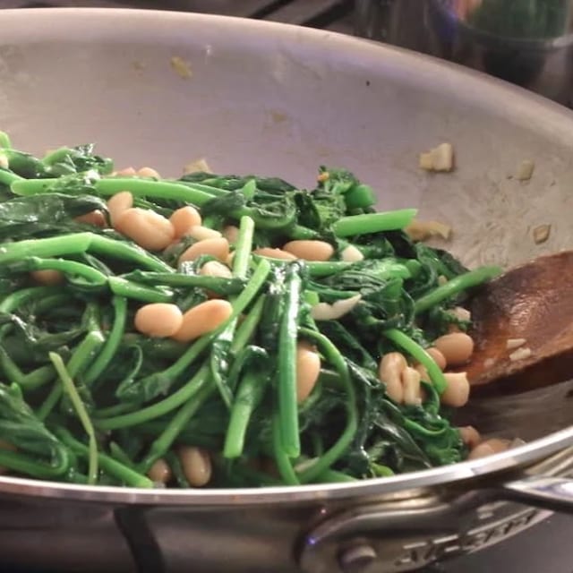 Broccoli Rabe & beans.